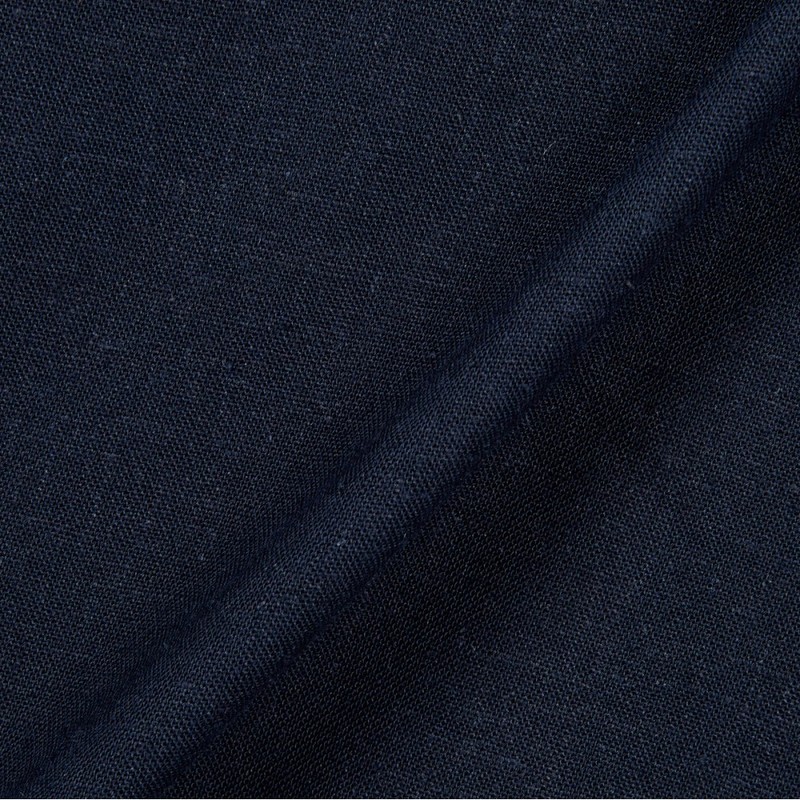 JAJU [JAJU] Light Linen Blend Bustier Dress_Navy
