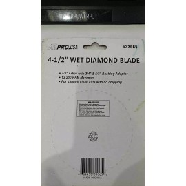 ATE PRO.USA ~ 4-1/2'' WET DIAMOND BLADE 33065 PROFESSIONAL