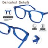 JiSoo Reading Glasses Women 2.25 Stylish Designer Readers 2.25, Womens