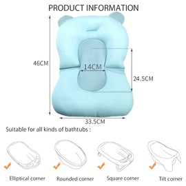 Baby Bath Cushion, Baby Bath Seat, Insert Baby Bath Insert, Infant Newborn Bath Seat, Baby Bath Seat, Baby Bath Seat