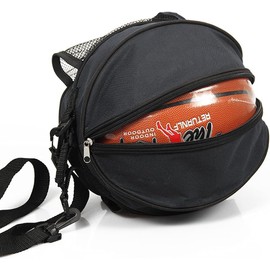 ITODA Waterproof Basketball Bag Sports Gym Bag Duffel Bag Portable Shoulder Bag Oxford Rounded Gym Training Sports Backpack Rucksack Football Soccer Volleyball Carrier Holder Bags