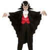 Vampire Cape withStand Up Collar Black Accessory for Superhero Super