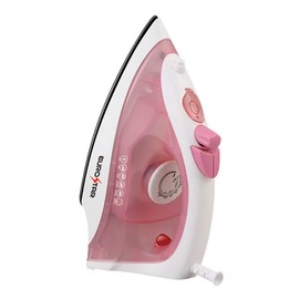 EUROSTAR IR334XP Compact Steam Iron w/Steam Burst & Auto-Shut-Off, Pink