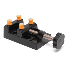 Yakamoz Drill Press Vices, Universal Mini Drill Press Vise Clamp Table Bench Vice for Jewelry Walnut Nuclear Watch Repairing Clip On DIY Sculpture Craft Carving Bed Tool