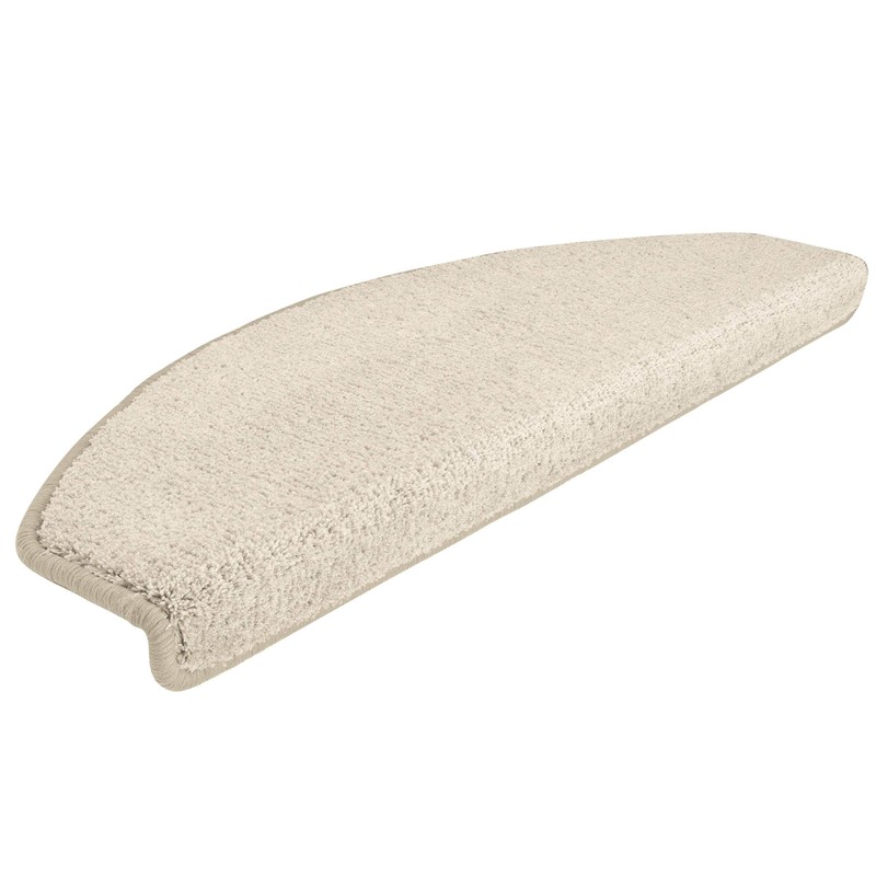 Kettelservice-Metzker Sweet Semicircular Stair Mats in Various Colours Cream 1