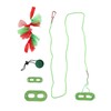 Reptile Pet Leash Kit Christmas Reptile Harness with Skirts Hat