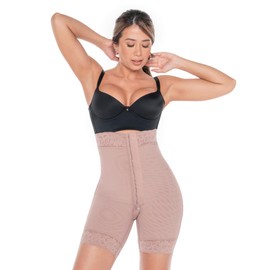 DELIE Fajas Colombianas Moldeadoras 346 High Compression Butt Lifting Shapewear Shorts BBL Shorts with Tummy Control