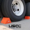 US Cargo Control Double-Sided Urethane Wheel Chock - 2 Pack