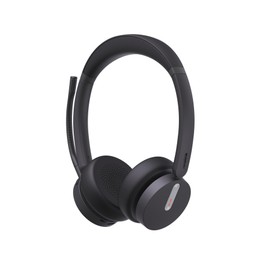 Yealink WH64 Hybrid Dual UC Headset with Dongle - Hybrid Technology, Universal Compatibility, Two Ear Design, Noise Cancellation, USB
