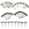 LATERN 60Pcs Steel Wire Wheel Brushes, 1/8 Inch Shank Cleaning