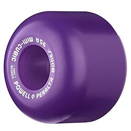 Powell Peralta Skatepark Formula 64mm 95A Mini Cubics Skateboard Wheels (Purple)