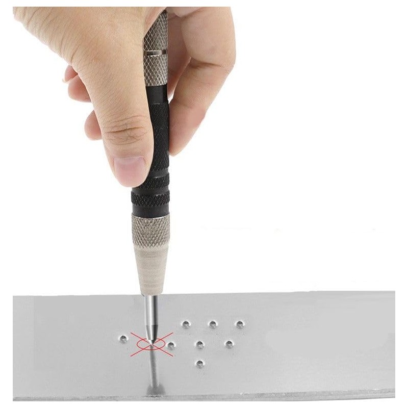 Plus Nao Auto Center Punch, Hole Punch, Drilling Tool, DIY