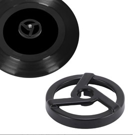 45 Record Adapter for Turntable 45 RPM 7 Inch Record Player, 38mm Adaptor Snap in Insert for and Most Turntable Accessories