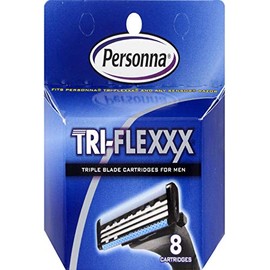 Personna Tri Flex Cartridge, 8 Count