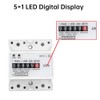 Moncer Energy Meter, DDM75S Single Phase 4P LED Din Rail