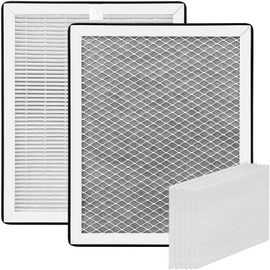 Replacement Filter Compatible with FumeClear & Creality & Sovol 100W Smoke Purifier for Laser Engraver Machine, 6x Pre-Filter/1x Hepa/1x Carbon Filter Sets