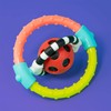 Sassy Spin and Chew Flex Ring Rattle with Dual Action