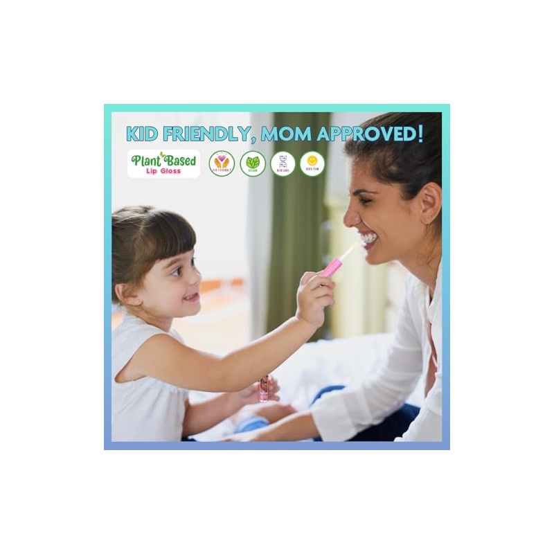 Moana Brillo Labial Vegetal 7 pzas Niñas 3 Regalo Fiesta