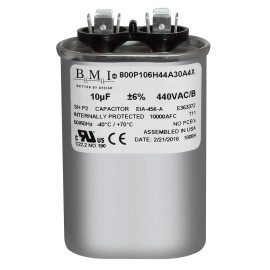 BMI USA Replacement for Totaline P291-1004 Oval Run Capacitor 440 Volt 10 MFD