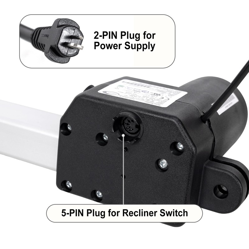 Fromann Power Recliner Motor Limoss 452822 Replace for 450314 Kits