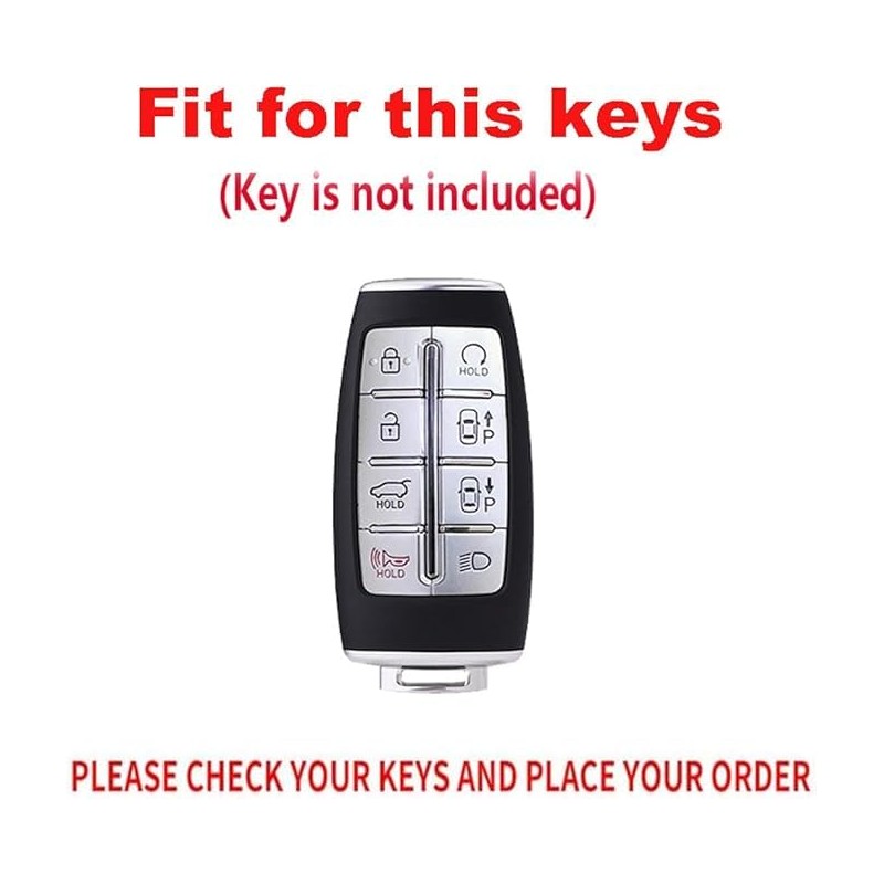 TECART key fob cover Compatible with Genesis G70 GV70 G80