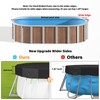 Oval Pool Cover 10 x 20 Ft for Above Ground