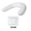 PurFlo COVER BREATHE PREGNANCY PILLOW- MINIMAL GREY