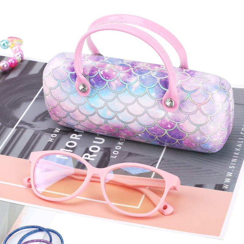 Hifot Hard Case for Glasses, purple
