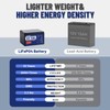 12V 13Ah Lithium LiFePO4 Battery,Built-in 30A BMS,4000+ Cycles Rechargeable Battery