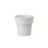 Yamato Plastic Pot, Icon Pot, 24 Type, White, Simple is