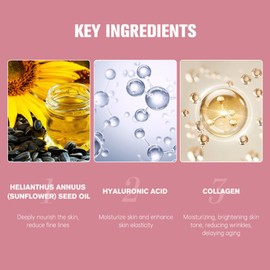 Wrinkle Multi Balm Stick - Hydrating Collagen Stick for Face & Lips - Anti Wrinkle Hydrating Boosting Wand Skincare - Multi-Use Lip Care Balm for Reduce Fine Lines, Enhance Elasticity - 1 Pcs