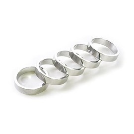 Wheels Manufacturing Aluminum Headset Spacer - 1-1/8in x 7.5mm - Silver - 5pcs - HD0022