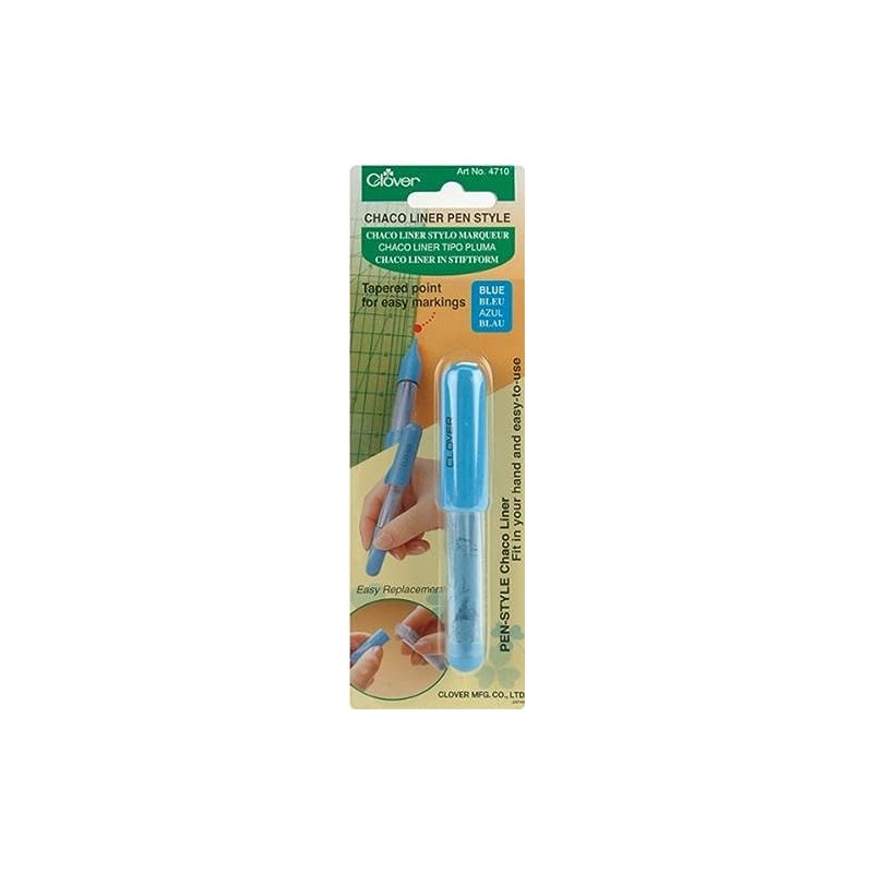Clover 4710 Pen Style Chaco Liner Blue
