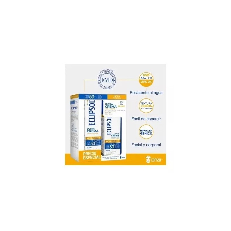 Eclipsol Protector Solar Eclipsol Fps 50+ Ultra Crema De 125