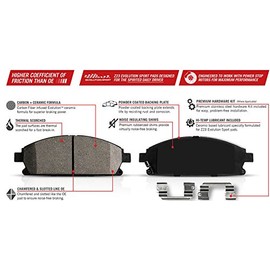 Power Stop (Z23-683) Z23 Evolution Sport Brake Pads, Rear