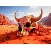CALVENDO Puzzle The Desert Skull | Size