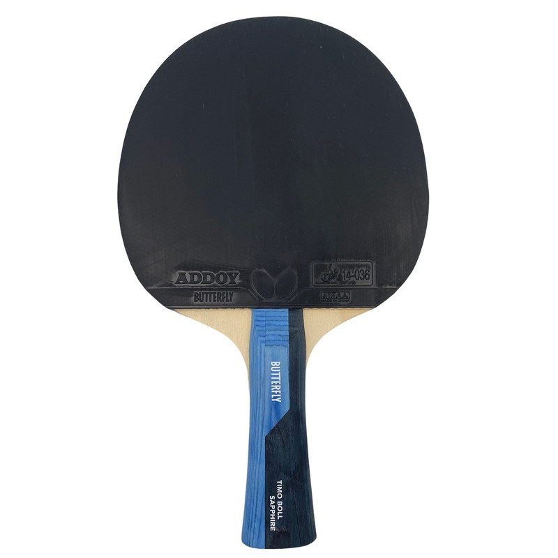 Butterfly Timo Boll Sapphire Table Tennis Bat, ITTF Certified Addoy