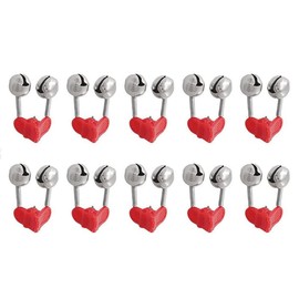 Up to 100PCS Best Bite Clip Fishing Alarm Bells Plastic Ring Double Rod Hot Red