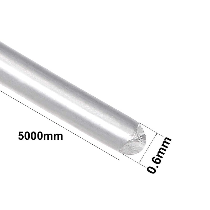 TOP-VIGOR 0.6mm 22AWG Heating Resistor Wire, 5M Wrapping Nichrome Resistance