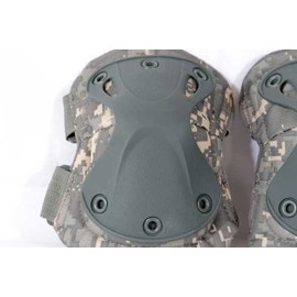 ACU 迷彩柄 HATCH X-TAK タイプ エルボーパッド ＆ ニーパッド セット 計４個入