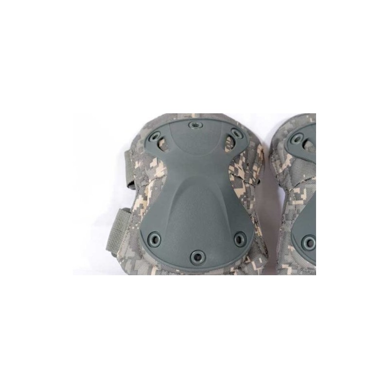 ACU 迷彩柄 HATCH X-TAK タイプ エルボーパッド ＆ ニーパッド セット 計４個入