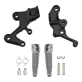 TCMT Front Driver Foot Pegs Bracket Fit For Kawasaki Ninja 400 18-24 Z500 2024 Z400 19-24