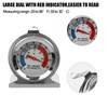 4-Pack Classic Series Large Dial Refrigerator Freezer Thermometer - Temperature
