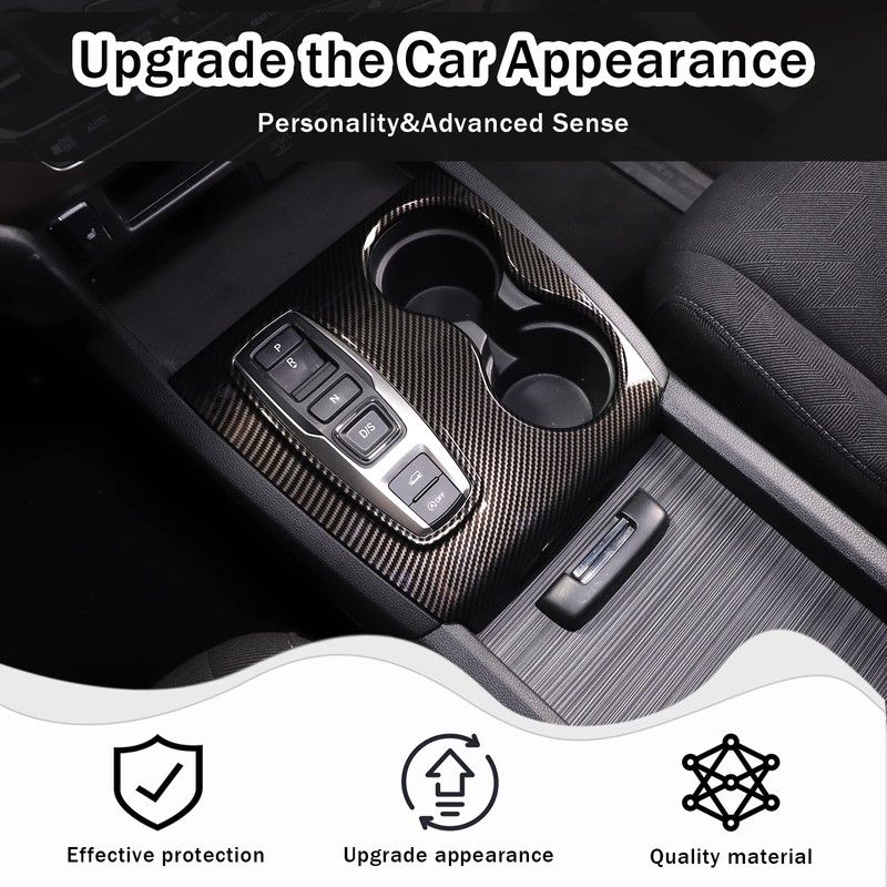 HIRUFAIT Gear Shift Panel Cover Trim for Honda Pilot 2016-2022/