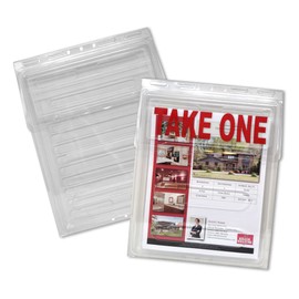 Calendars and More, Inc. Outdoor Real Estate Brochure Box - Easy to Use Take One Document Holder Can Hold 200, 8.5 x 11 Documents, Flyers & Brochures or Other Outdoor Marketing Needs (2)
