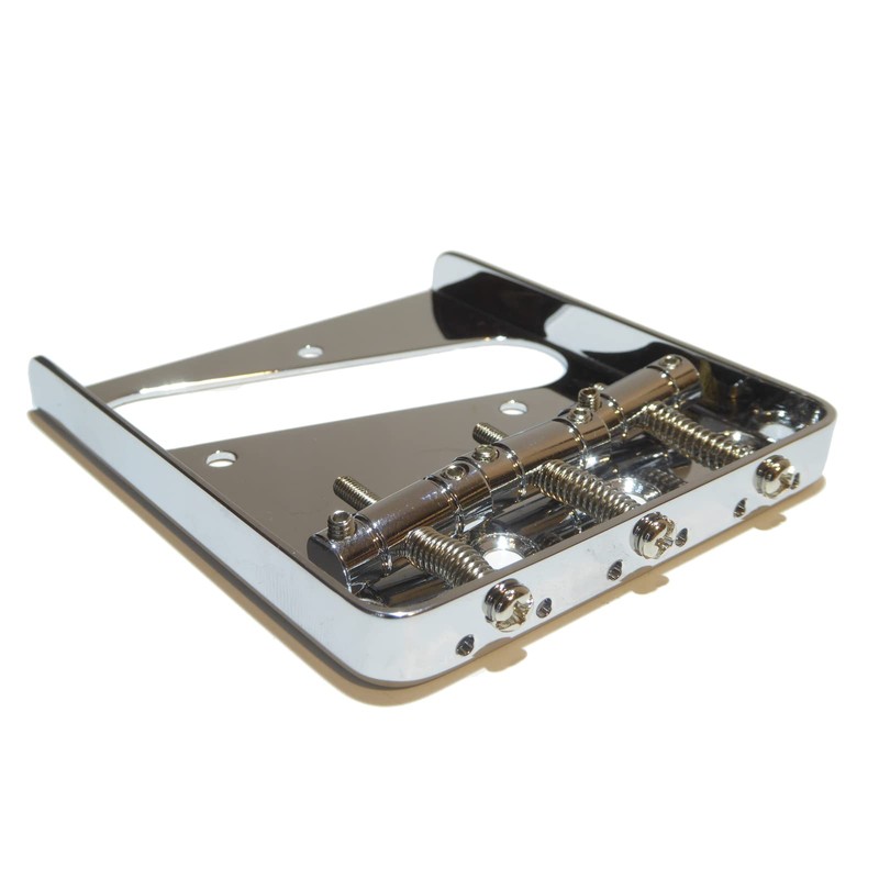 Telecaster Electric guitar bridge in chrome, ashtray type tele