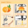 Moongiantgo Commercial Manual Juicer, Hand Press Citrus Juicer Extractor with