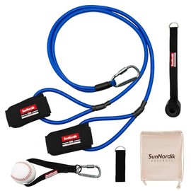 SunNordik - Bandas de resistencia para lanzadores de béisbol, bandas de béisbol para mejorar la fuerza del brazo y entrenamiento de lanzamiento, banda