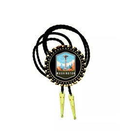 Neckties clothing accessories photo art custom made bolos Washington State art Bolo Tie Men's Accessory Neckties Men Wear Gift for Dad