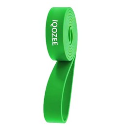 IQOZEE Resistance Bands Pull Up Assistance Bands, Exercise Bands with Door Anchor, Handles, Adjustable Resistance, Strength Training, Green(50-125LBS)